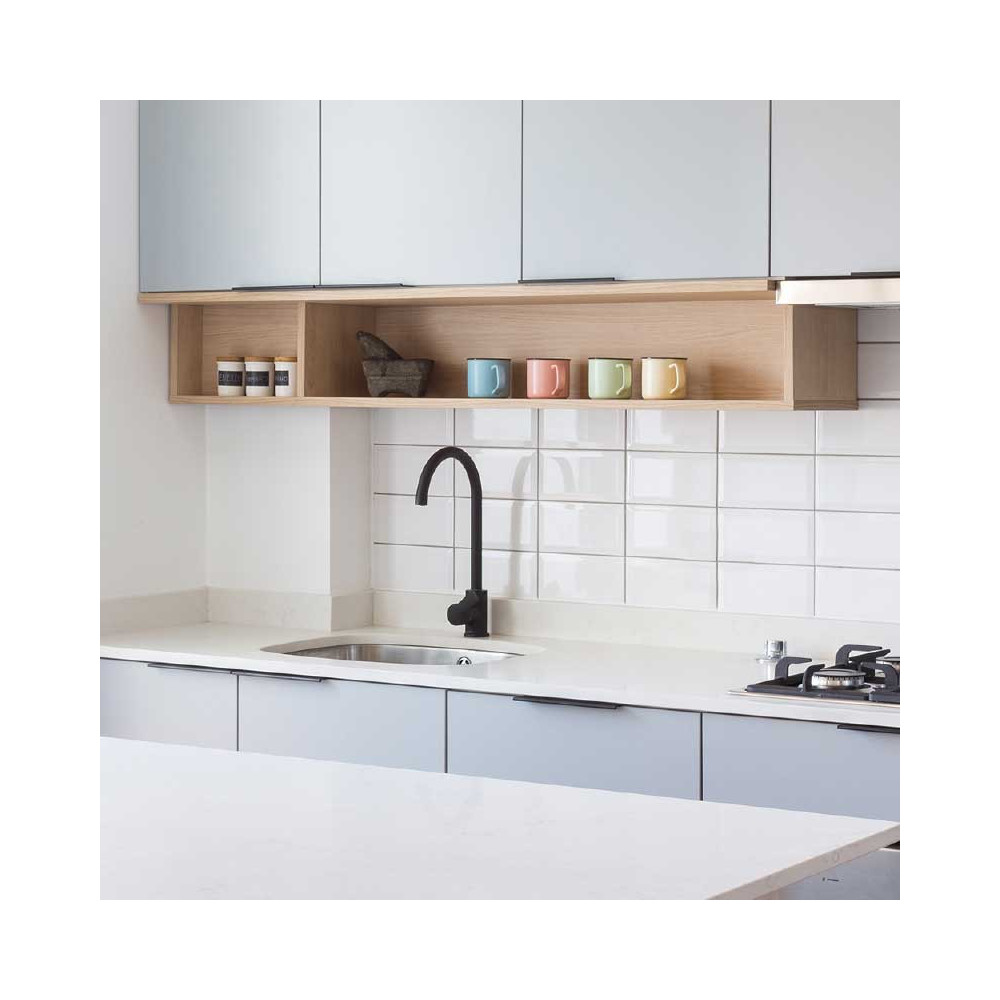 LAVAPLATOS MONOCONTROL AREZZO NEGRO MATE