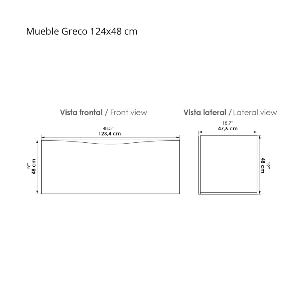 MUEBLE GRECO 124x48