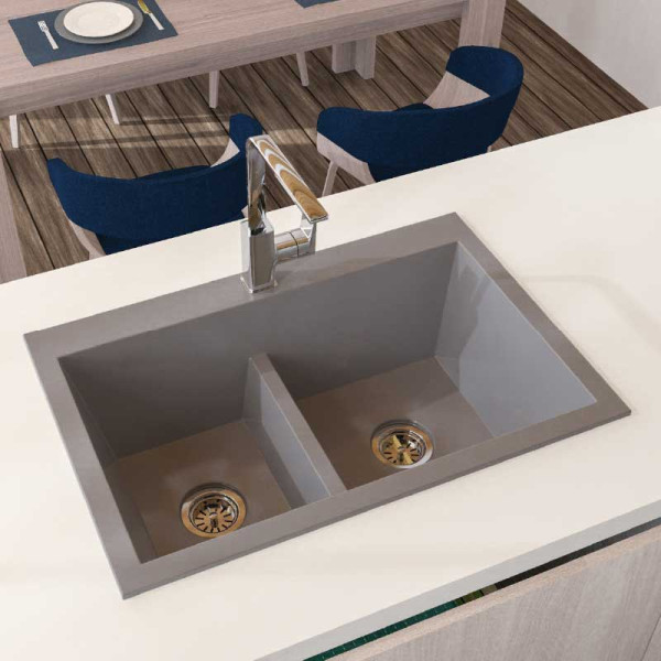 LAVAPLATOS KOA 84x56 GRIS BRUMA