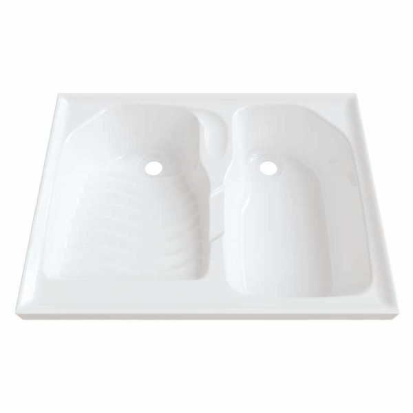 LAVARROPAS AQUA 80x60 BRILLANTE CON FLAUTA BLANCO