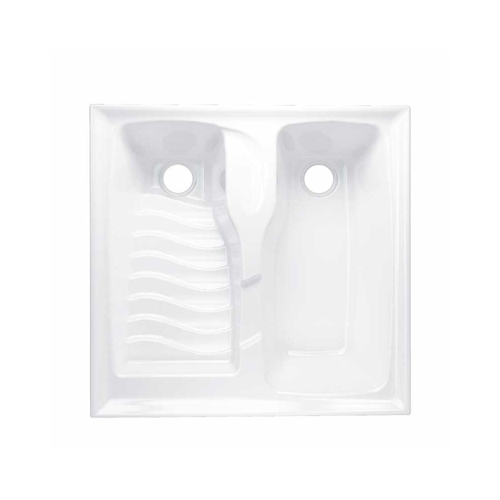 LAVARROPAS AQUA 60x60 BRILLANTE CON FLAUTA BLANCO