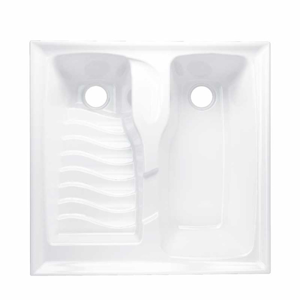 LAVARROPAS AQUA 48x60 BRILLANTE CON FLAUTA BLANCO