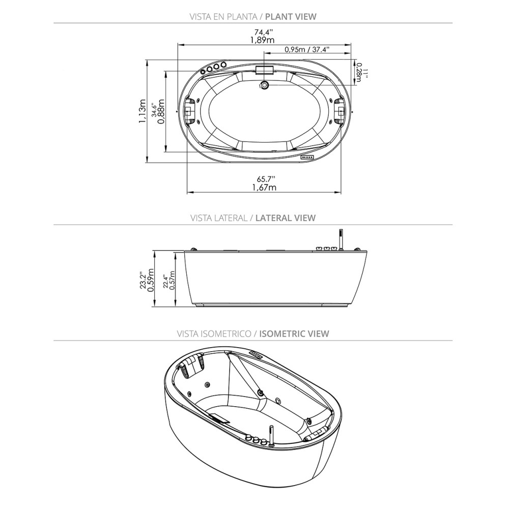 JACUZZI HIDROMASAJE DANESA ISLA