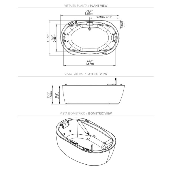 JACUZZI HIDROMASAJE DANESA ISLA