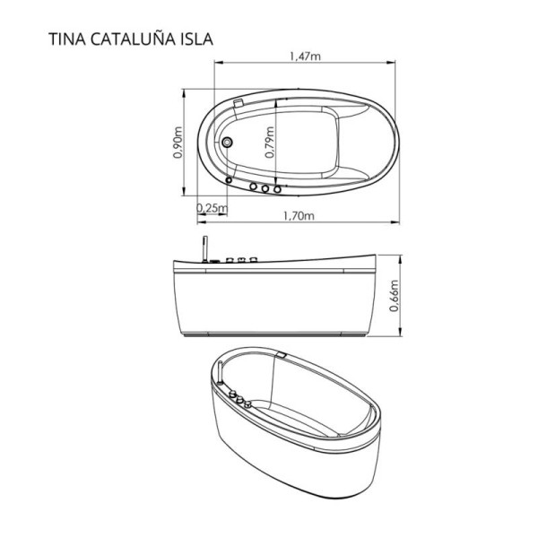 TINA CATALUÑA ISLA