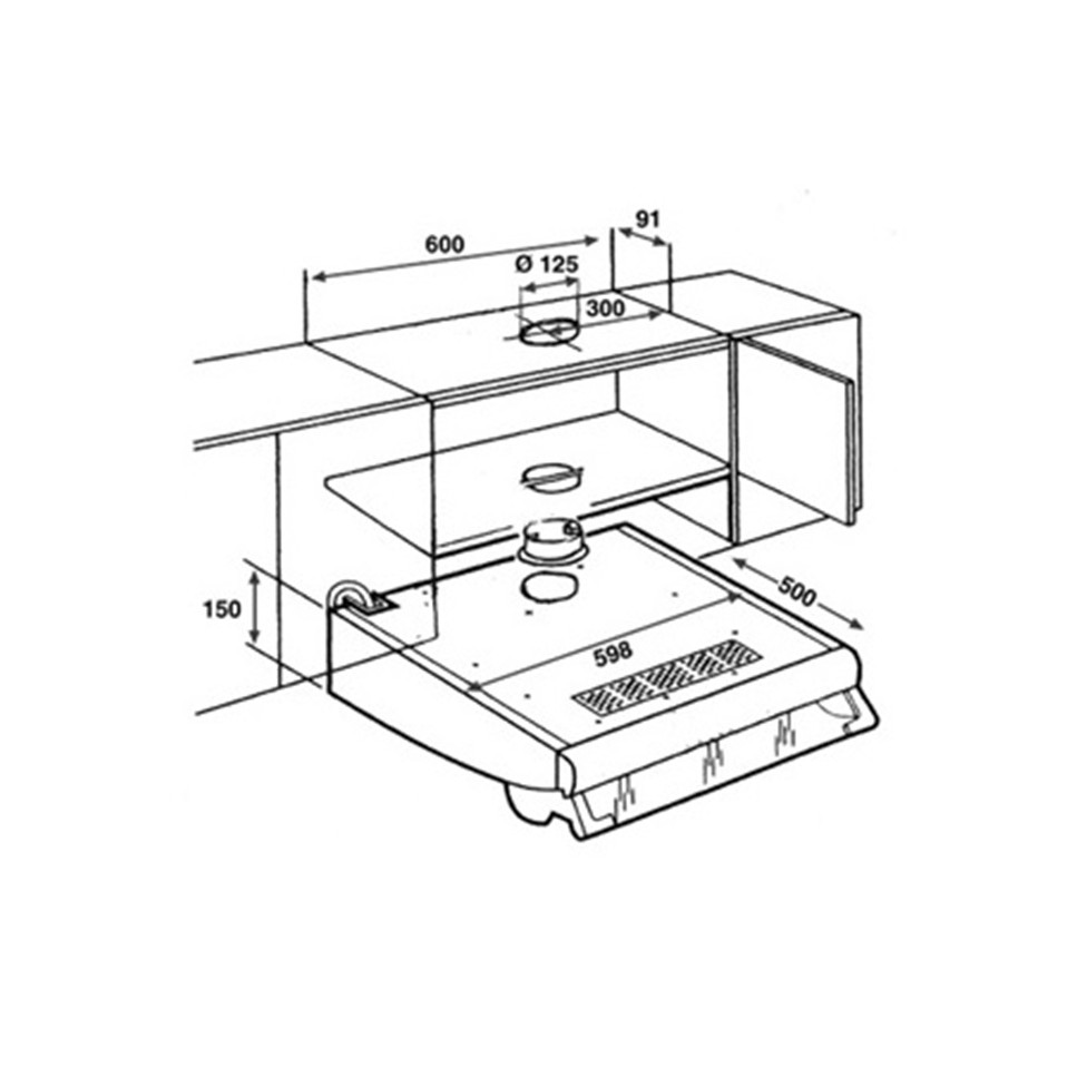 CAMPANA TEKA C-610 INOX