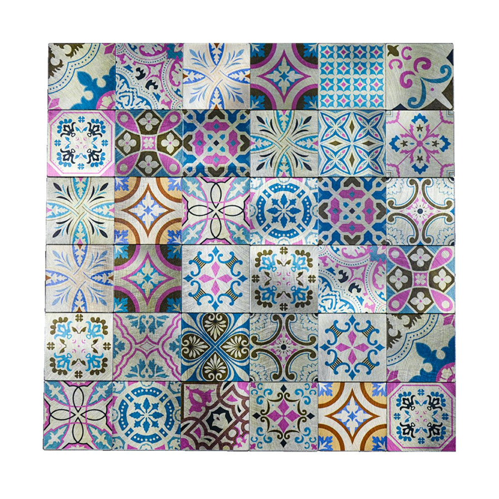 MOSAICO BARCELONA DORADO