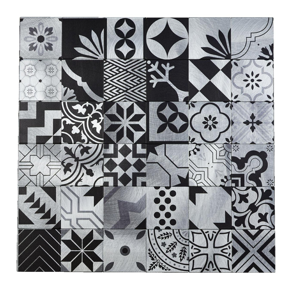 MOSAICO BARCELONA NEGRO