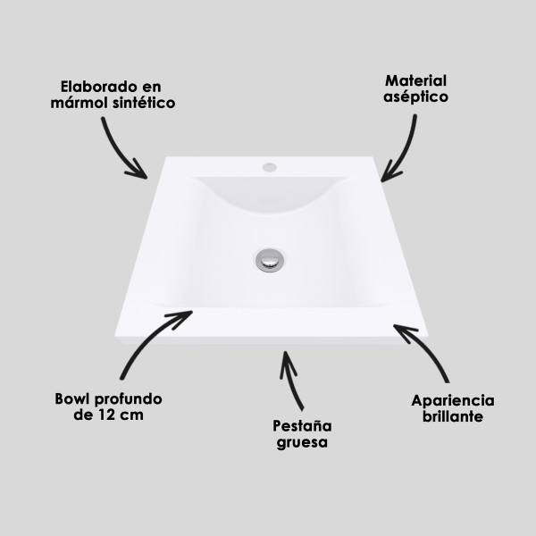 LAVAMANOS SIENA 48X43