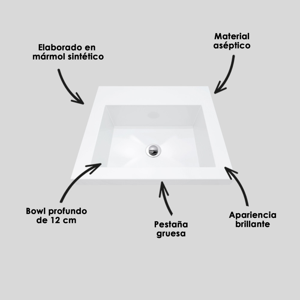 LAVAMANOS OSLO 48X43
