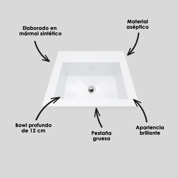 LAVAMANOS OSLO 48X43