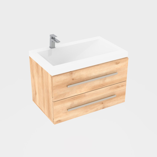 LAVAMANOS BARI 79x48 GRIS