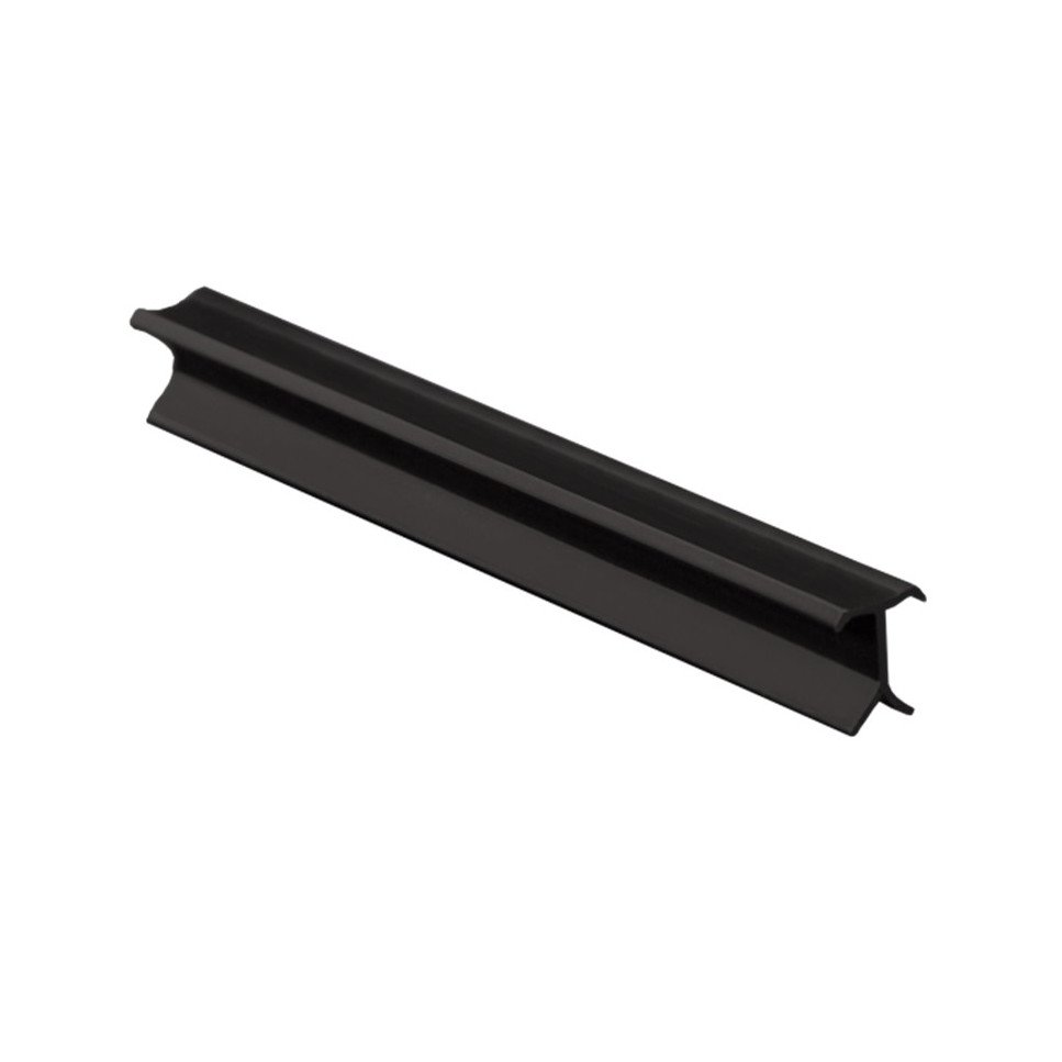 PERFIL PVC FILO DE GRADA NEGRO
