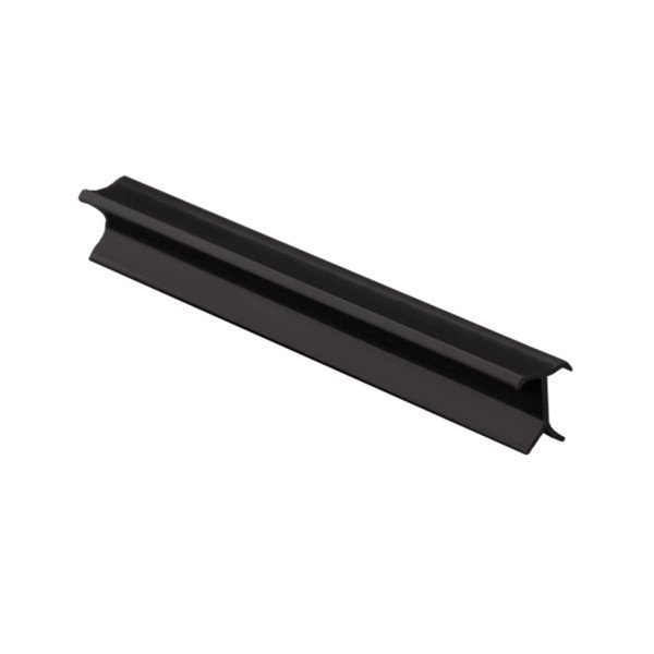 PERFIL PVC FILO DE GRADA NEGRO