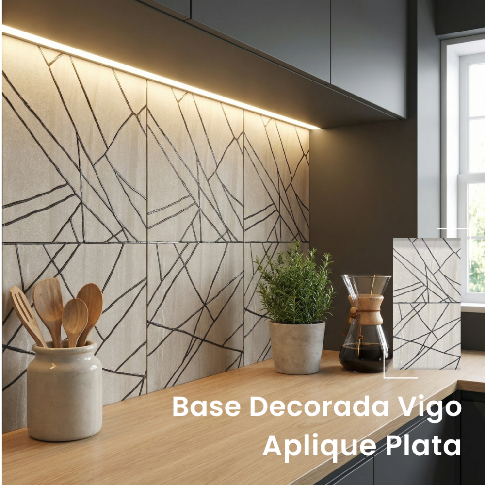 CERÁMICA DECORATIVA VIGO PLATA