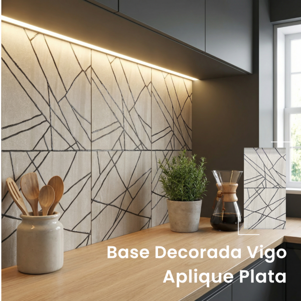 CERÁMICA DECORATIVA VIGO PLATA
