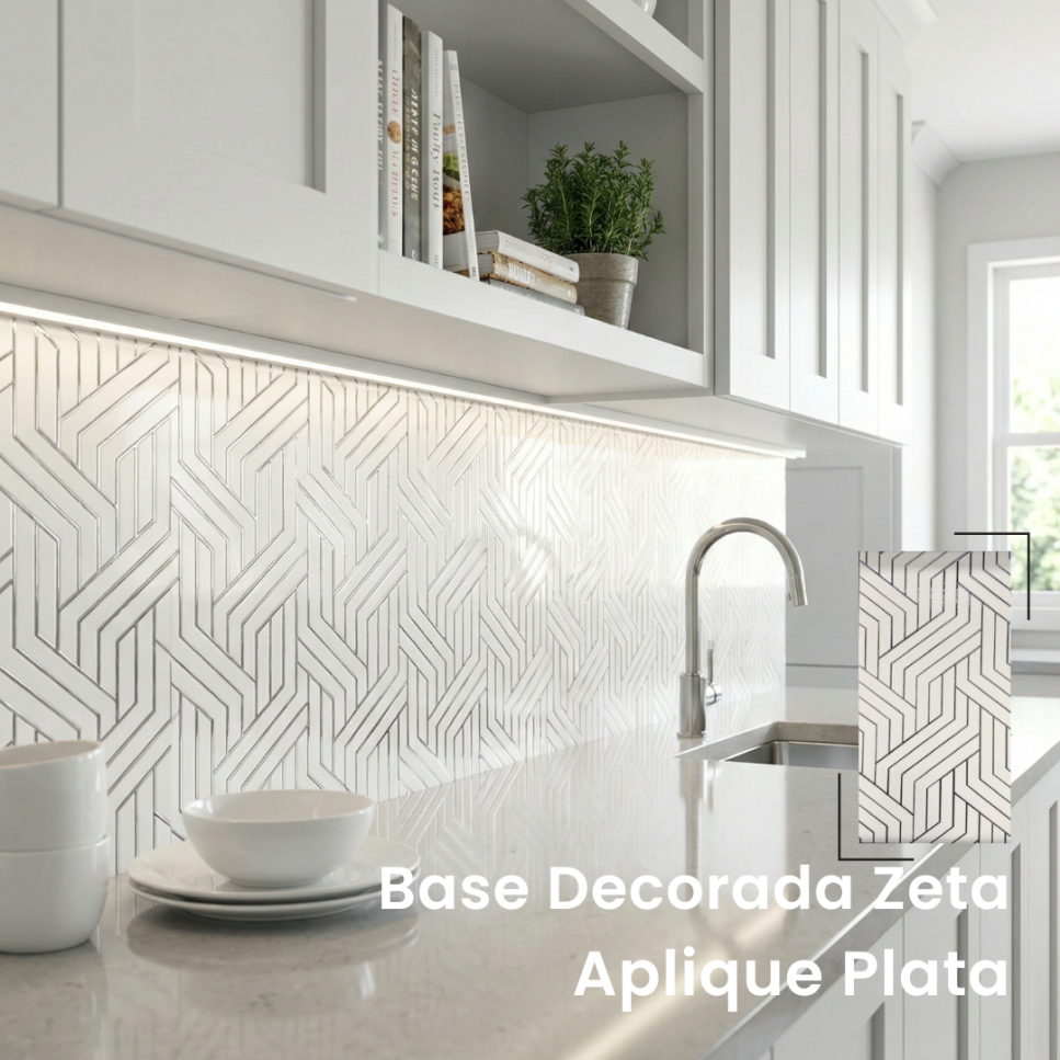 CERÁMICA DECORATIVA ZETA PLATA