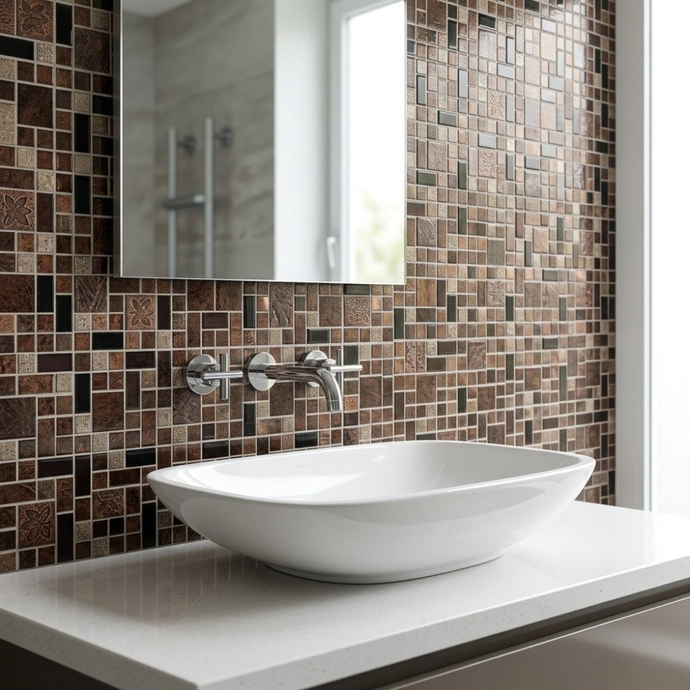MOSAICO TERRA OCRE