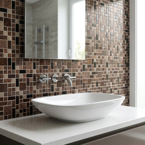 MOSAICO TERRA OCRE