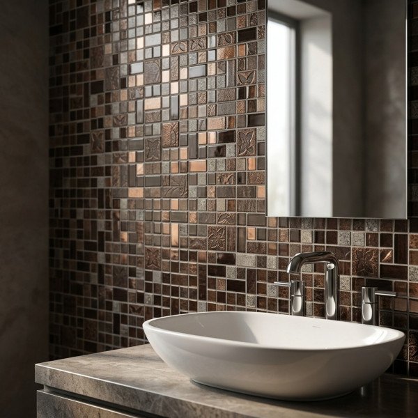MOSAICO TERRA OCRE
