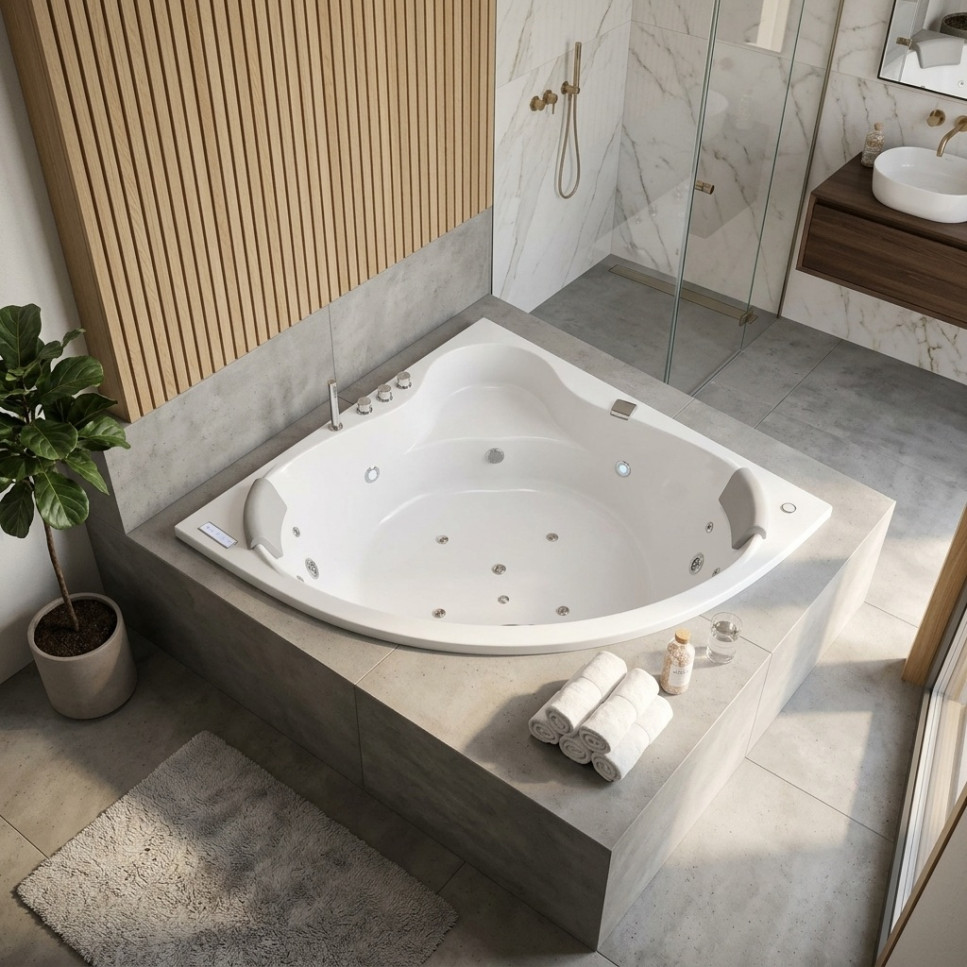 JACUZZI - HIDROMASAJE TAHITI 152X152 PLUS  EMPOTRAR