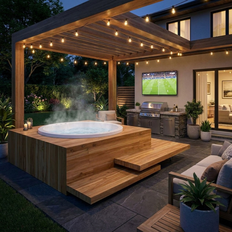 JACUZZI - HIDROAEROMASAJE MOBU 200CM EMPOTRAR (5P)