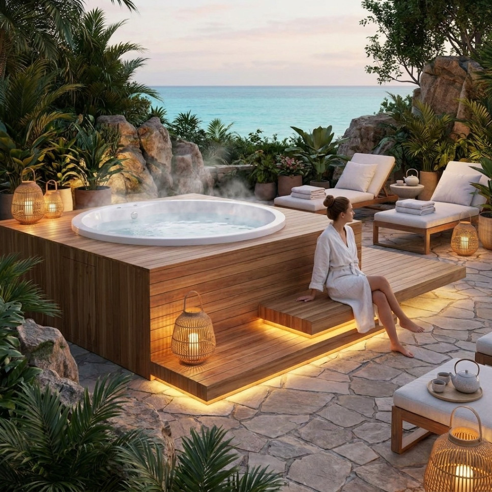 JACUZZI - HIDROAEROMASAJE MOBU 200CM EMPOTRAR (5P)