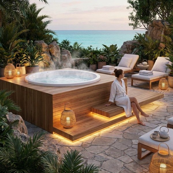 JACUZZI - HIDROAEROMASAJE MOBU 200CM EMPOTRAR (5P)