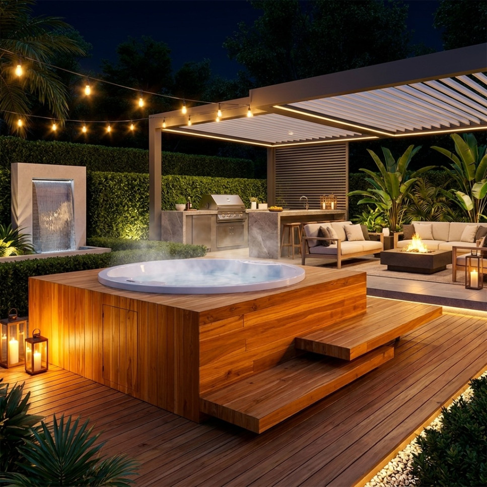 JACUZZI - HIDROAEROMASAJE MOBU 200CM EMPOTRAR (5P)