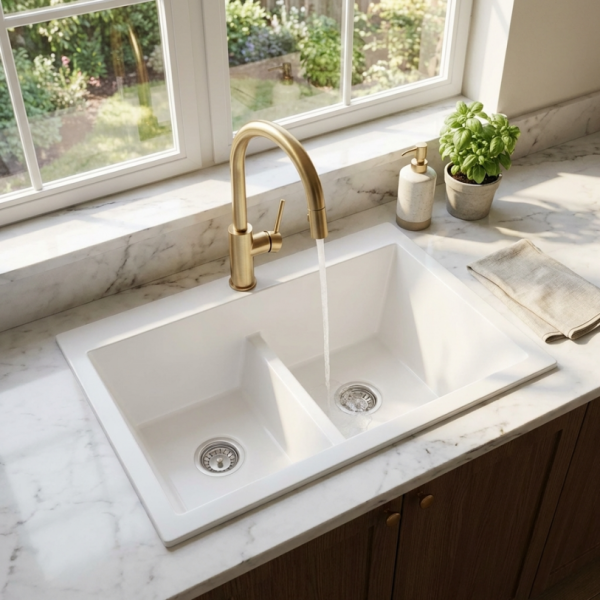 LAVAPLATOS KOA 84x56 BLANCO BRILLANTE