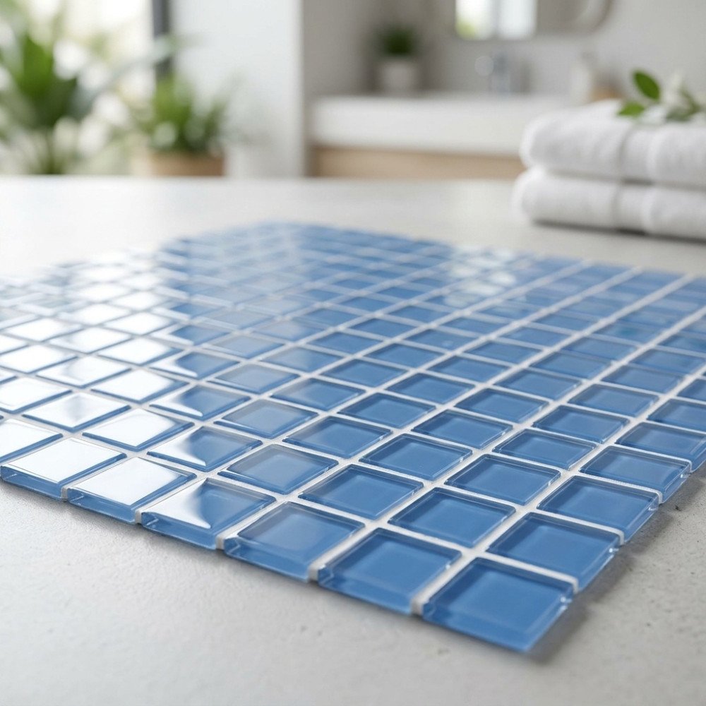 MOSAICO CRISTAL AZUL CLARO