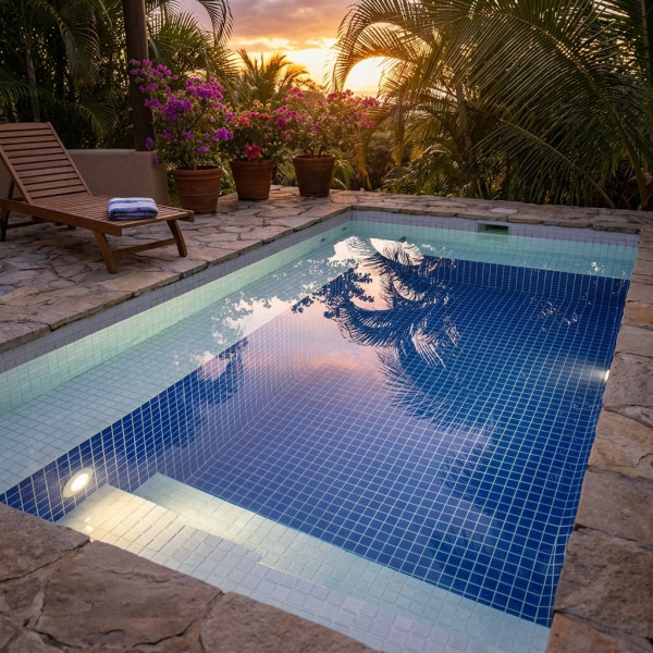 MOSAICO CRISTAL BLANCO