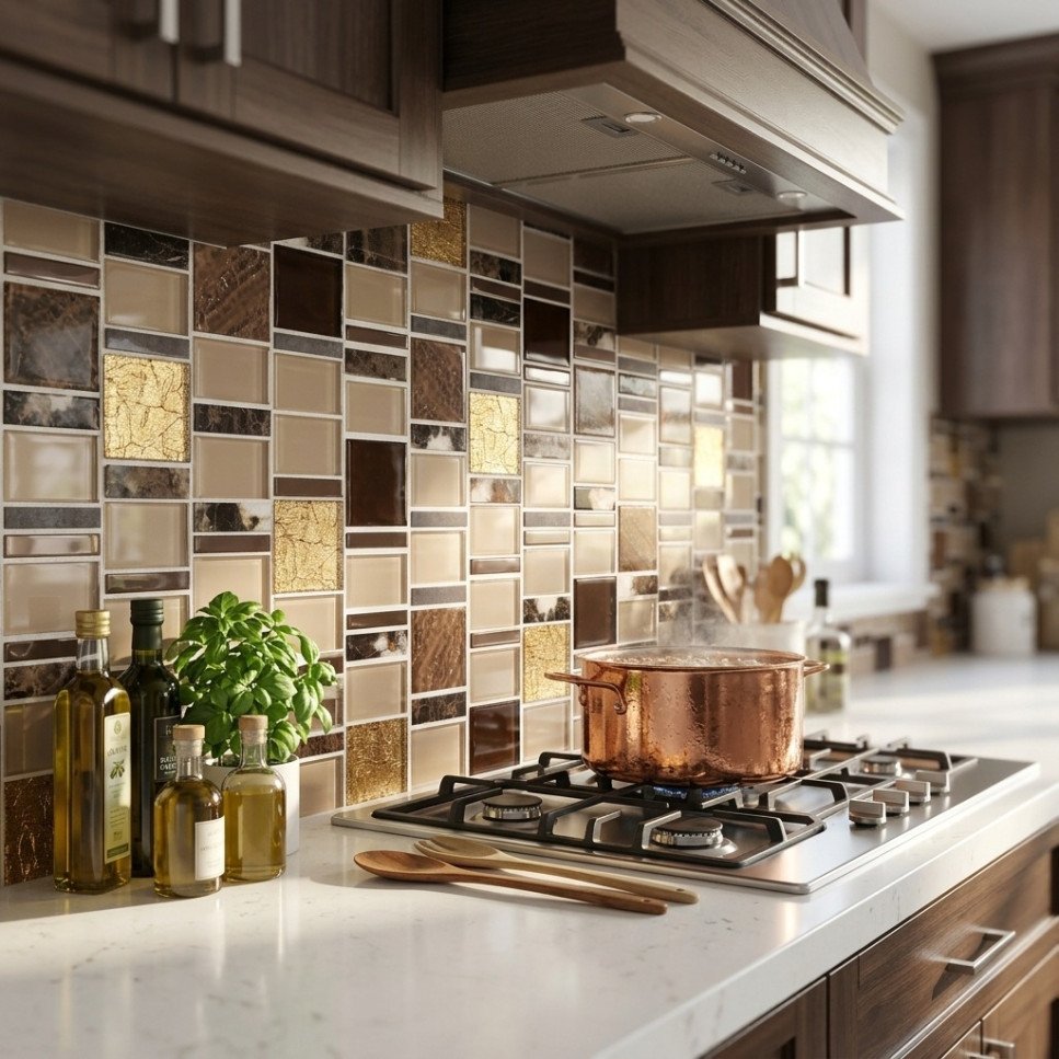 MOSAICO TERRA BEIGE