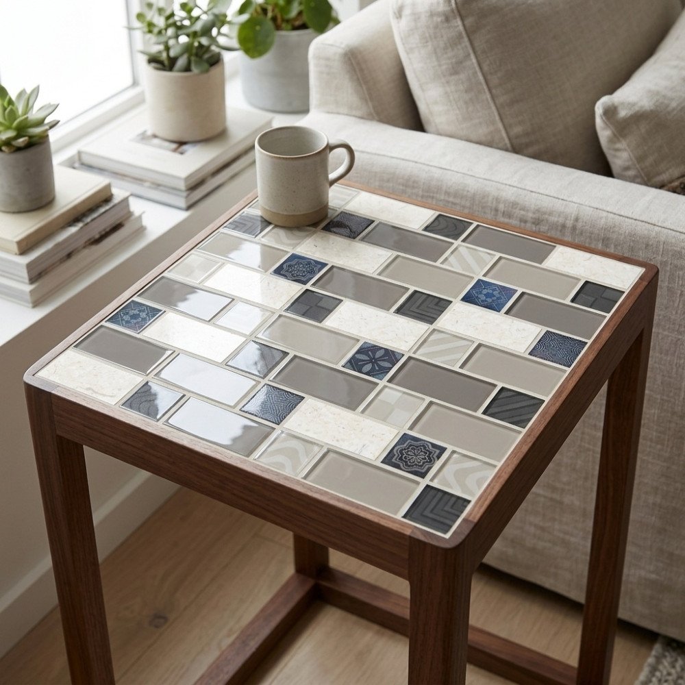 MOSAICO RETRO TAUPE