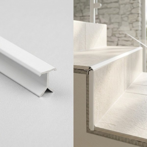 PERFIL PVC FILO DE GRADA BLANCO