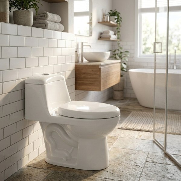 SANITARIO CORONA SMART ALONGADO SINGLE BLANCO