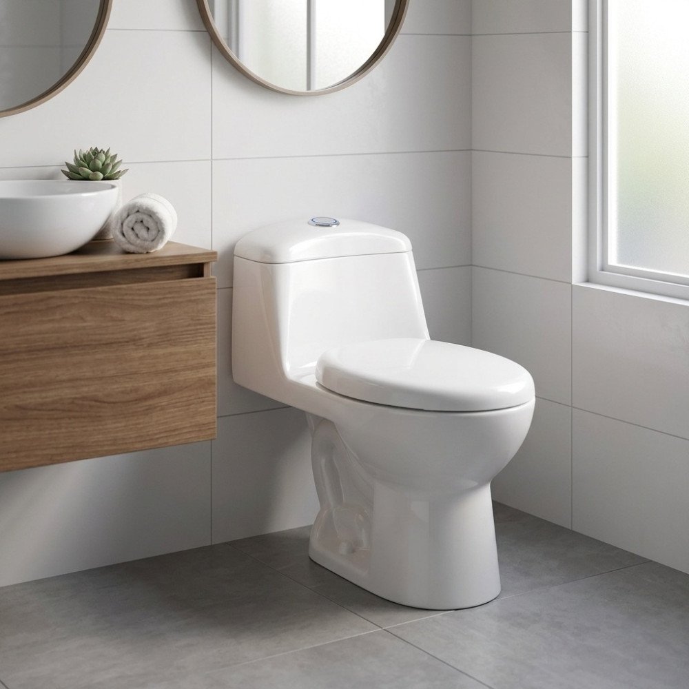 SANITARIO CORONA SMART ALONGADO SINGLE BLANCO