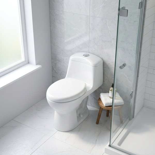 SANITARIO CORONA SMART ALONGADO SINGLE BLANCO