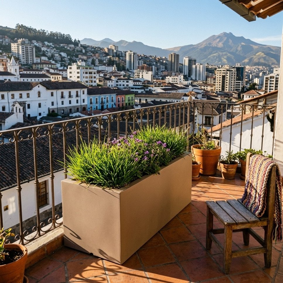 JARDINERA RECTANGULAR GRANDE