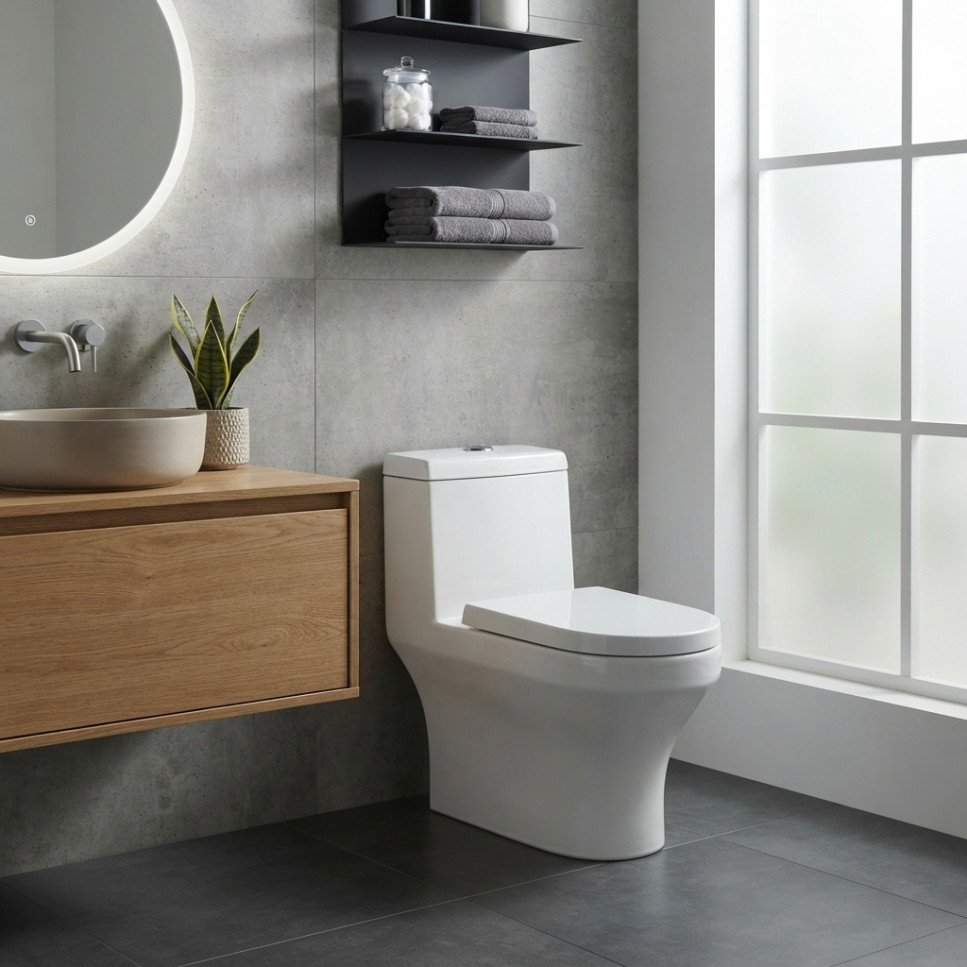 SANITARIO CORONA FUSSION ALONGADO nuevo
