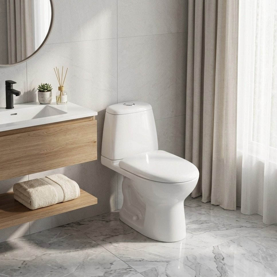 SANITARIO CORONA ECOCLEAN BLANCO