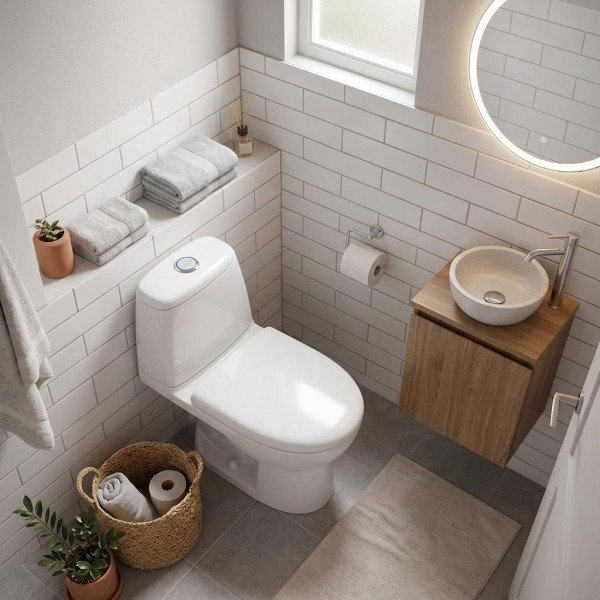SANITARIO CORONA ECOCLEAN BLANCO