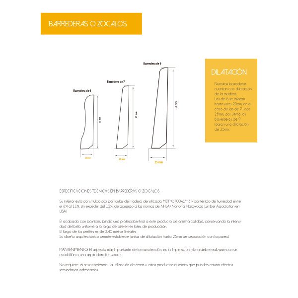 BARREDERAS MDF BAMBU OSCURO 2.4ML