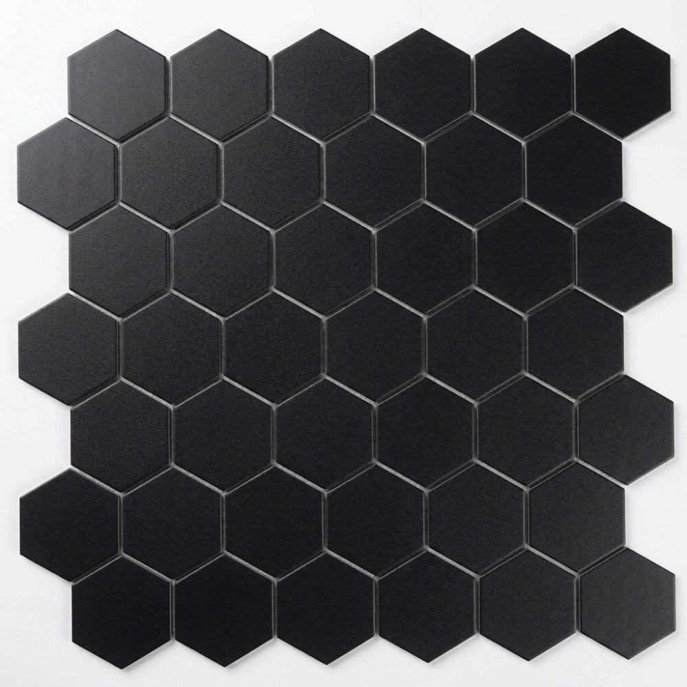 MOSAICO GRECIA NEGRO