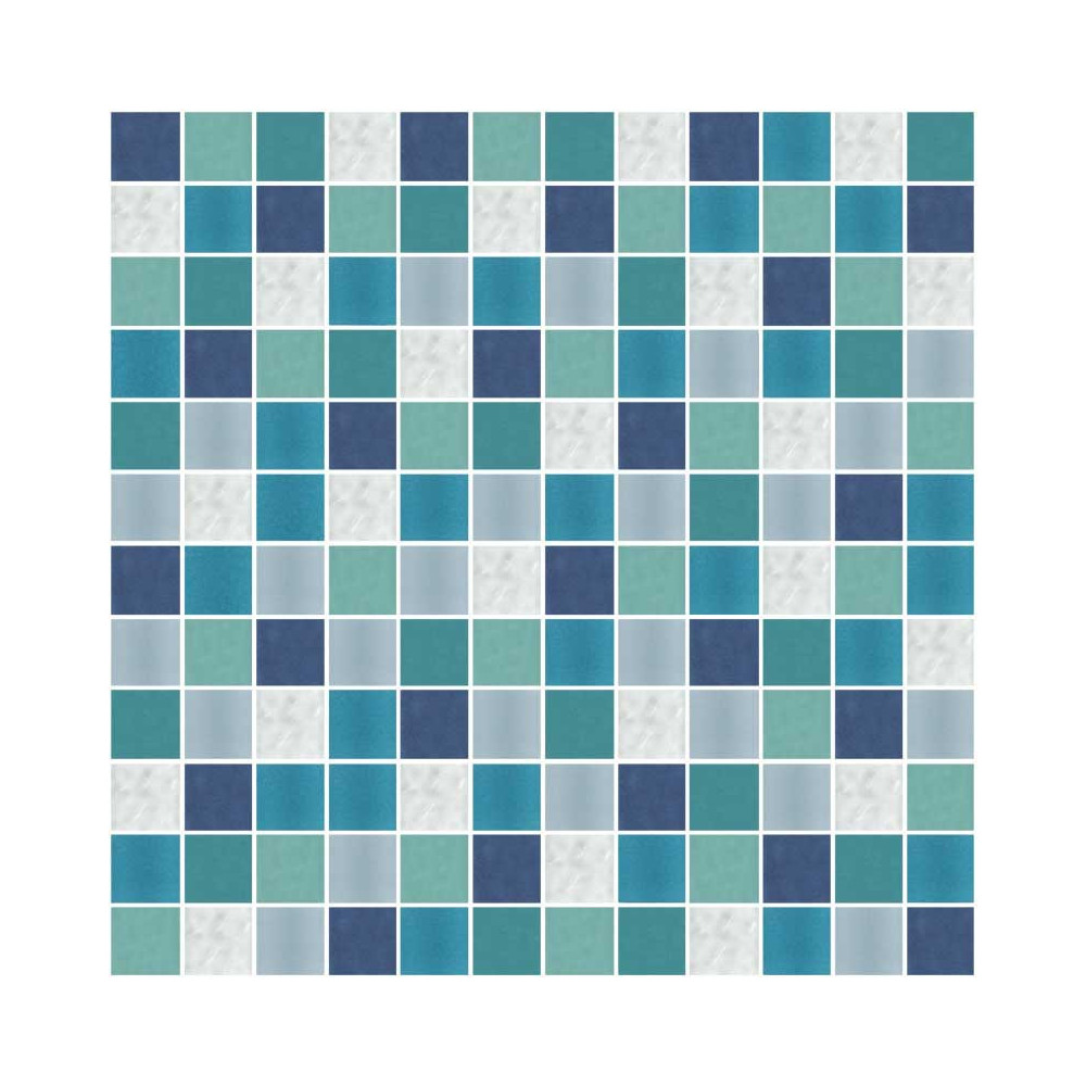 MOSAICO MENTA MULTICOLOR