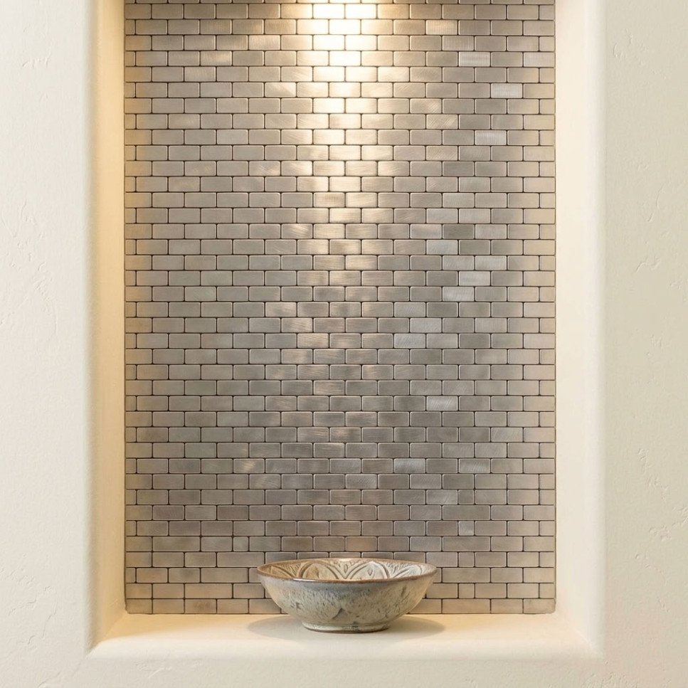 MOSAICO ROMA PLATA