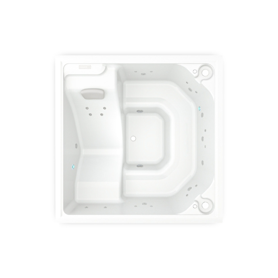 JACUZZI - HIDROMASAJE CHATTANOOGAN 200X200 BLANCO (6P)