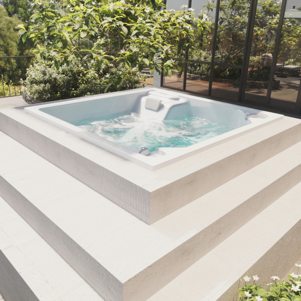 JACUZZI - HIDROMASAJE CHATTANOOGAN 200X200 BLANCO (6P)