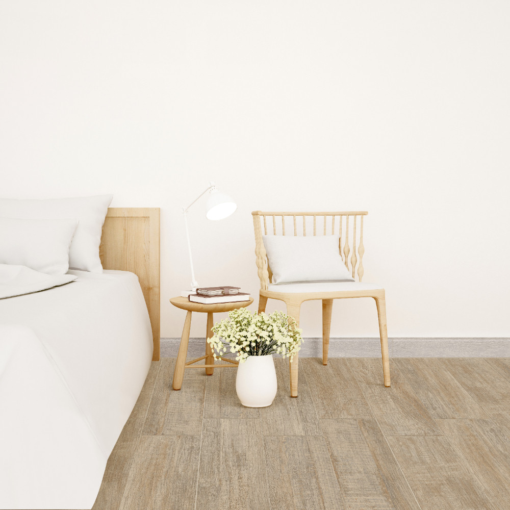 GUARDAESCOBA MADERA CENIZO GRIS