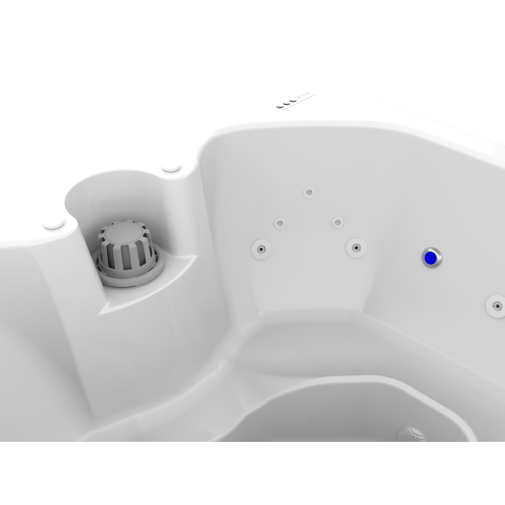 JACUZZI - HIDROMASAJE SANTORINI 180X180  EMPOTRAR (4P)